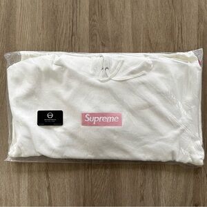 Supreme Box Logo Hooded Sweatshirt ‘White’ (FW25) - Size XXLarge (*SHIPS ASAP*)